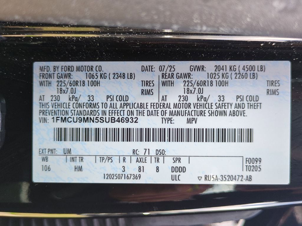 Thumbnail: 2025 Ford Escape - 35