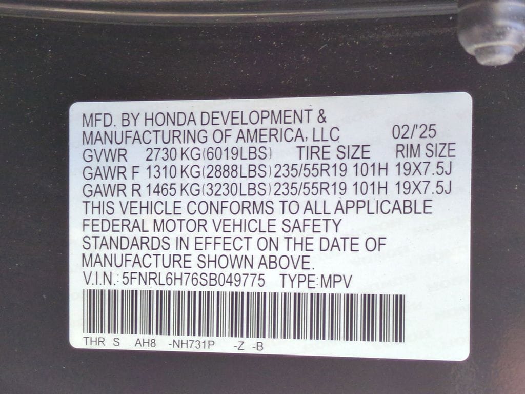 Thumbnail: 2025 Honda Odyssey - 37