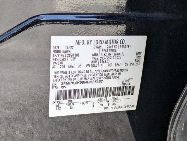 2022 Ford Edge Titanium 34