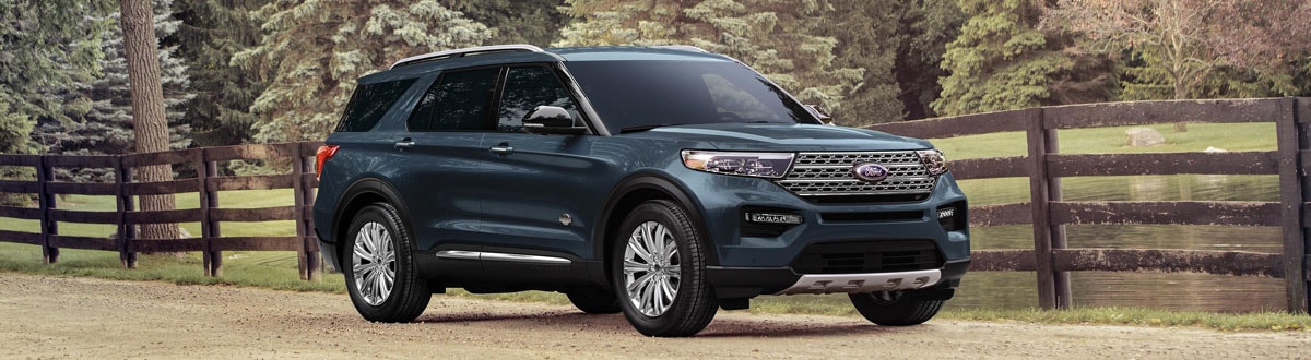 2023 Ford Explorer King Ranch in Stone Blue