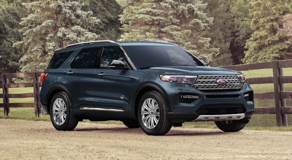 2023 Ford Explorer King Ranch in Stone Blue