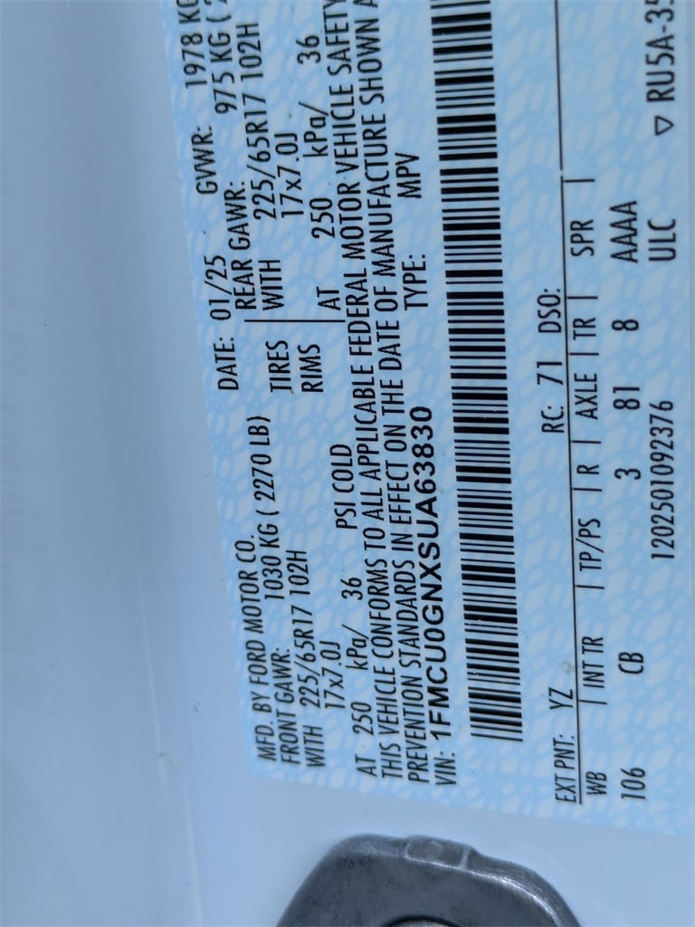 Thumbnail: 2025 Ford Escape - 32