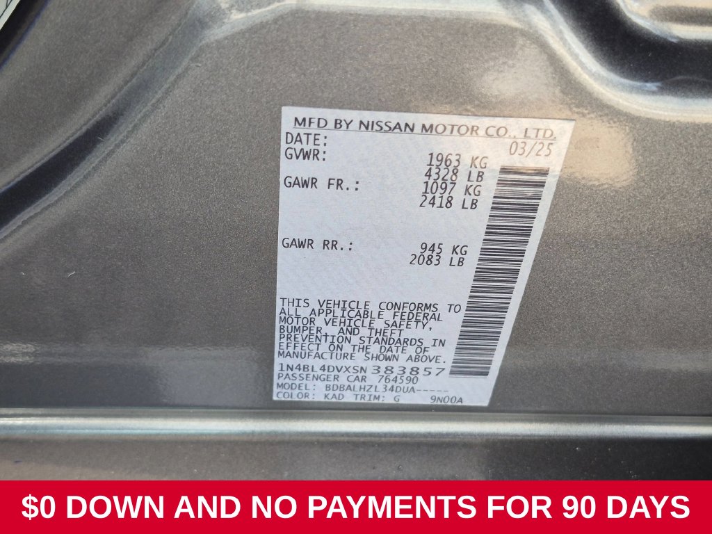 2025 Nissan Altima SV - Photo 34