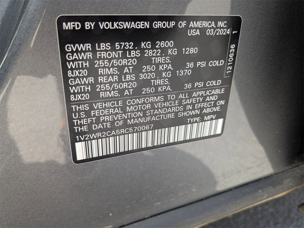 Thumbnail: 2024 Volkswagen Atlas - 35