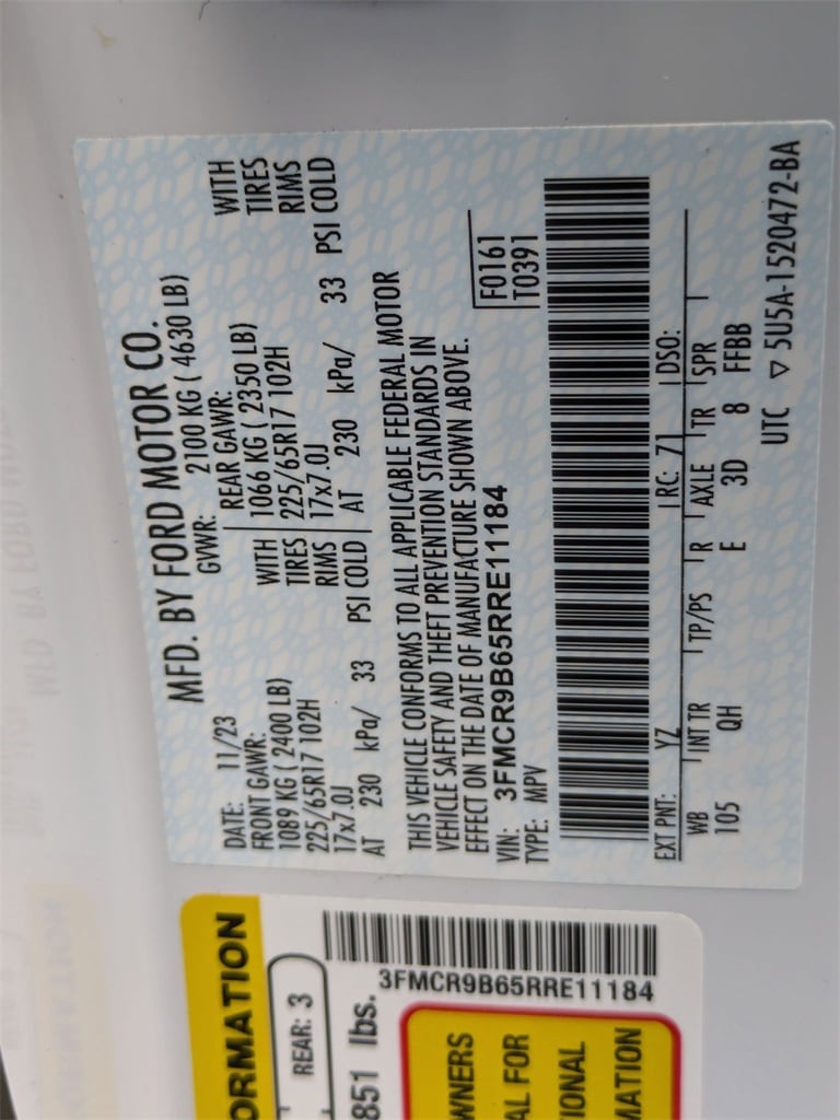 Thumbnail: 2024 Ford Bronco Sport - 34