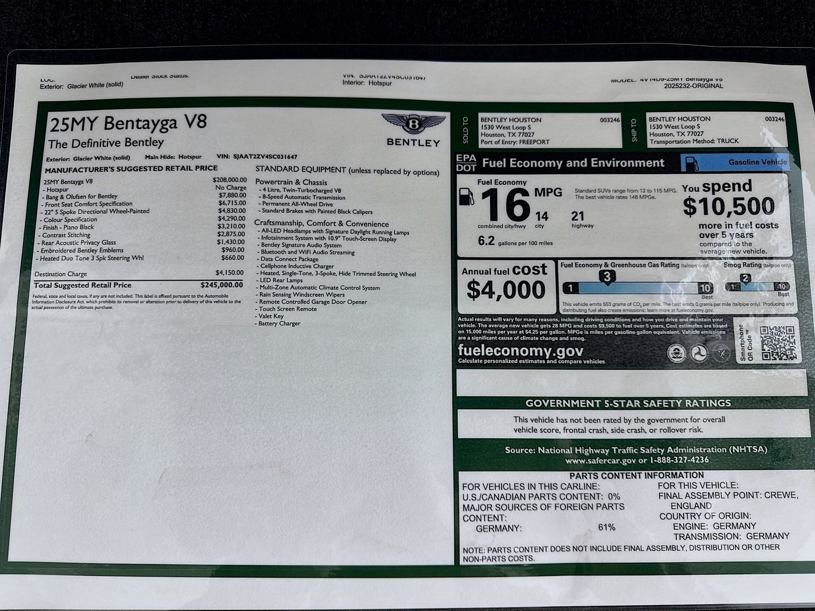 2025 Bentley Bentayga - Photo 30