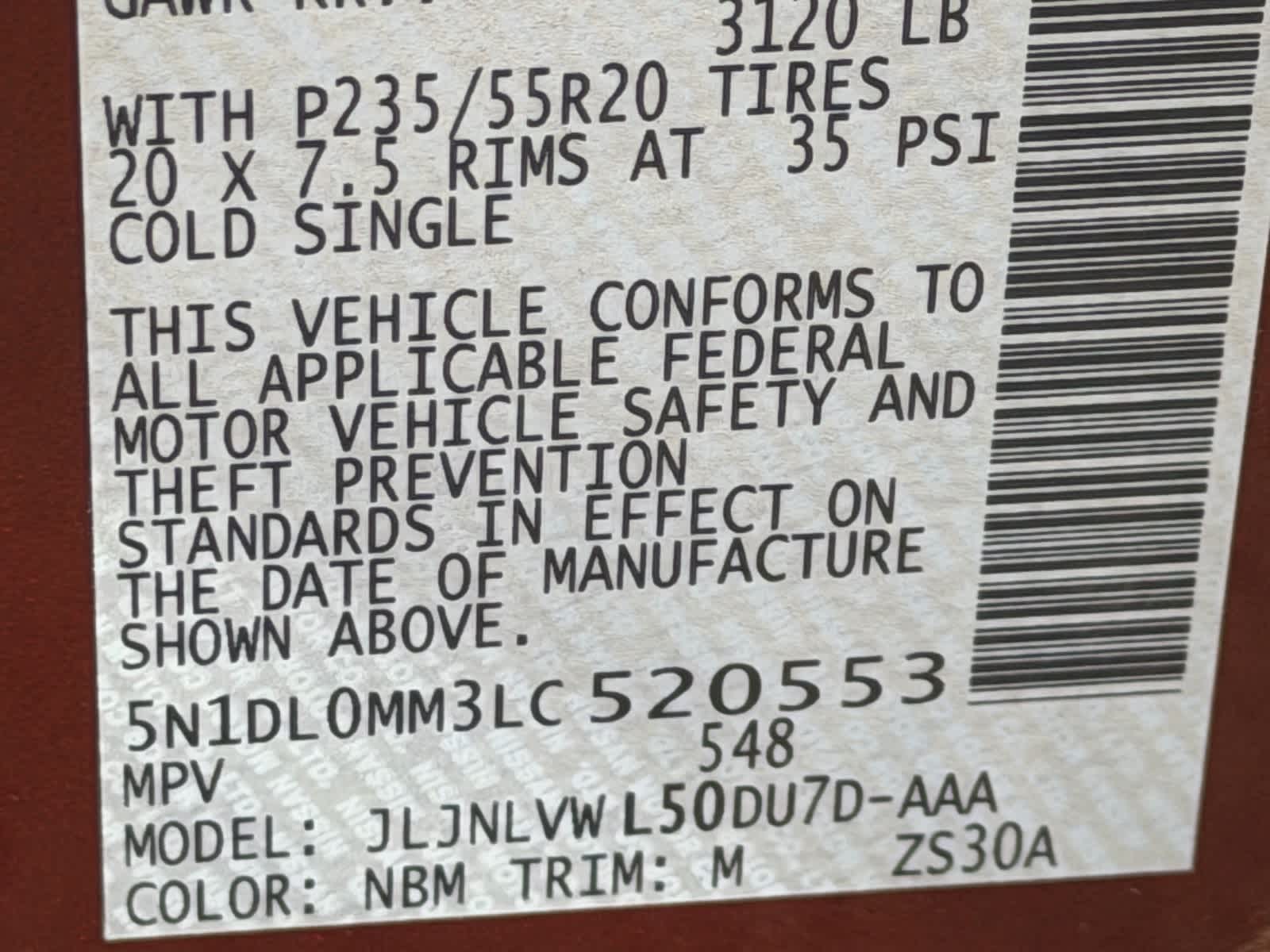 Thumbnail: 2020 INFINITI QX60 - 38