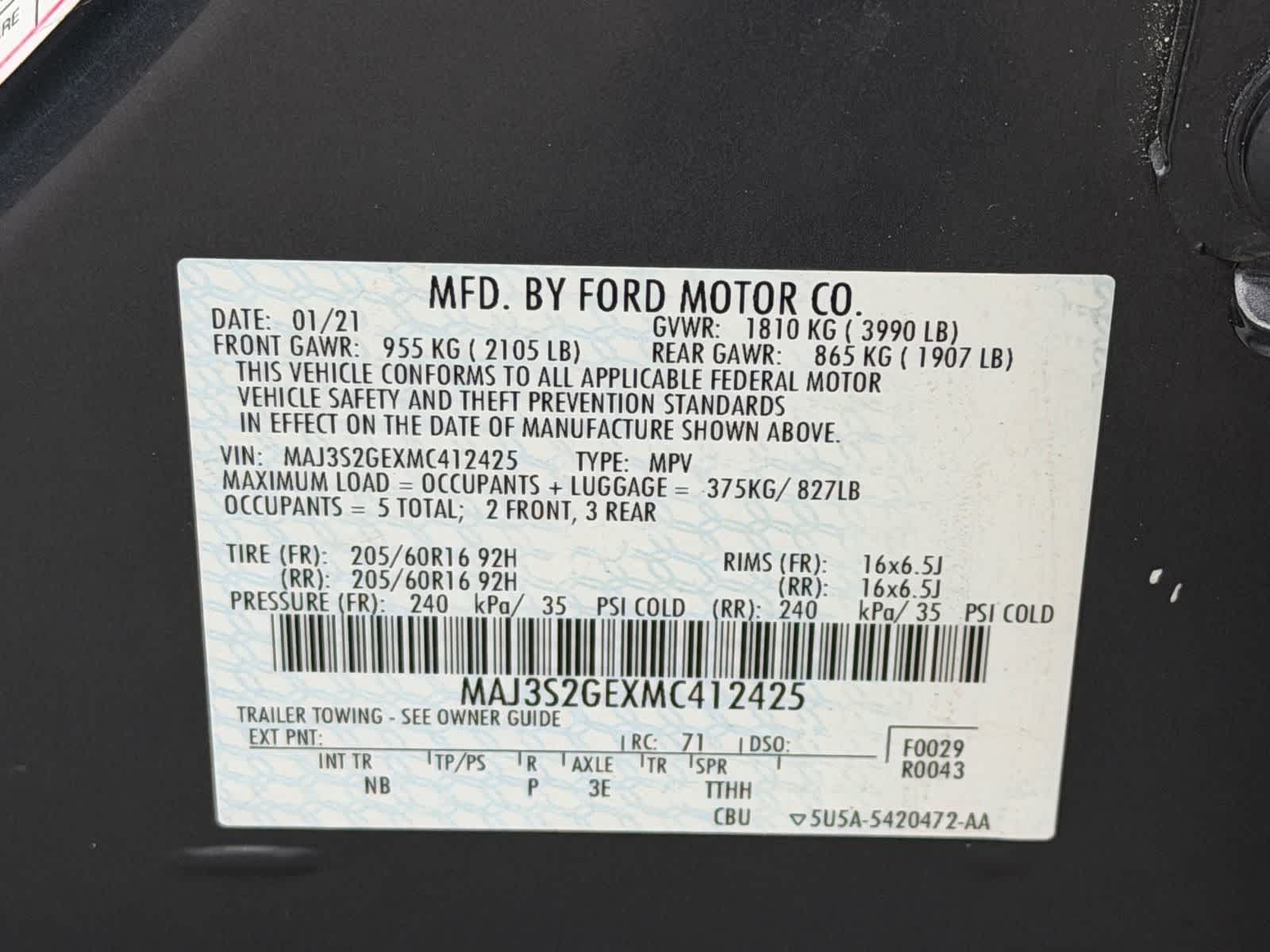 Thumbnail: 2021 Ford EcoSport - 27