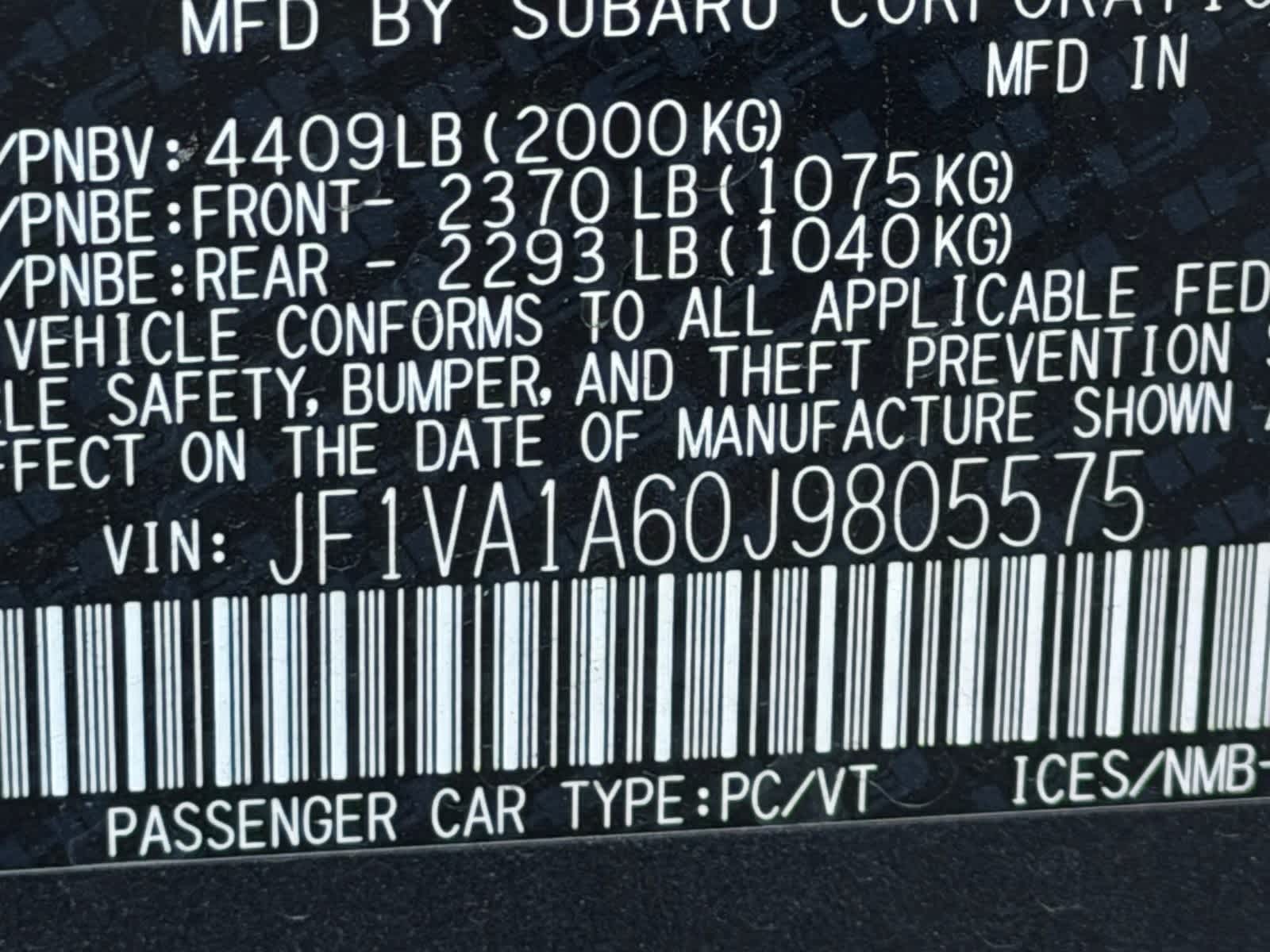 Thumbnail: 2018 Subaru WRX - 22