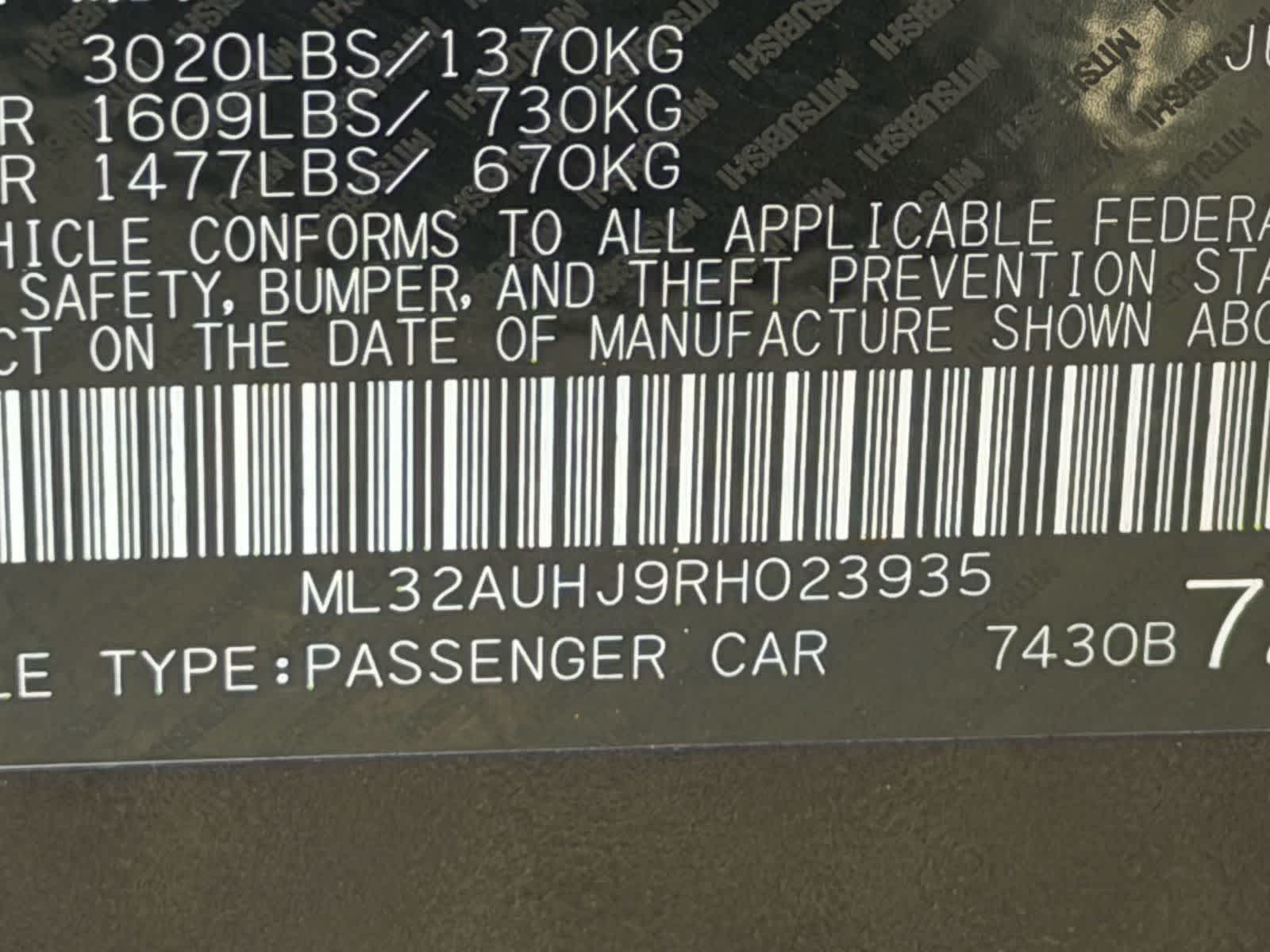 Thumbnail: 2024 Mitsubishi Mirage - 34