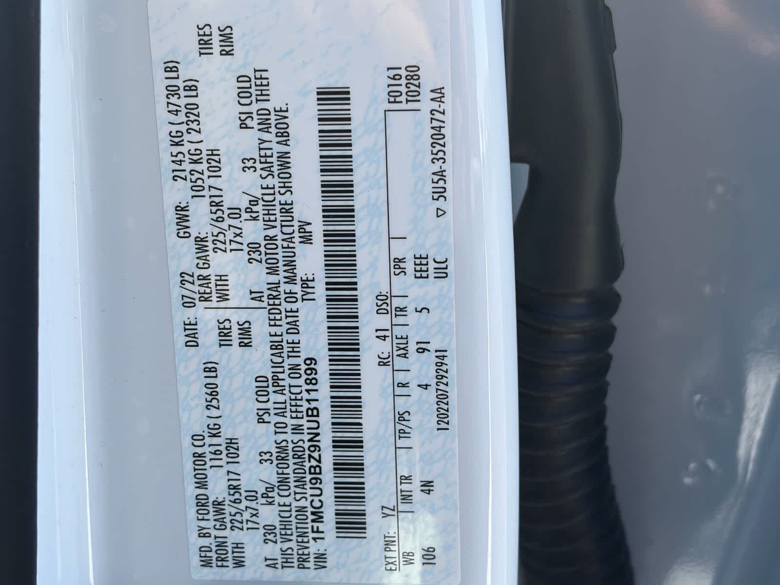 Thumbnail: 2022 Ford Escape - 27