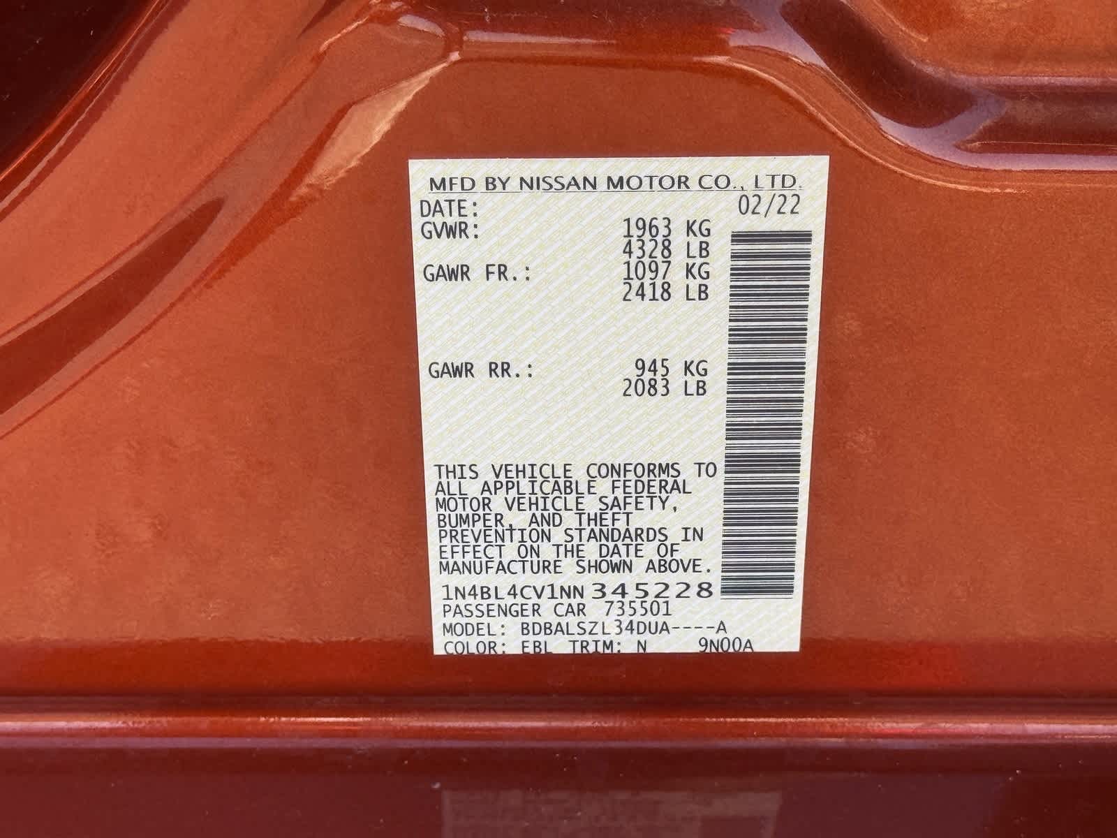 Thumbnail: 2022 Nissan Altima - 25