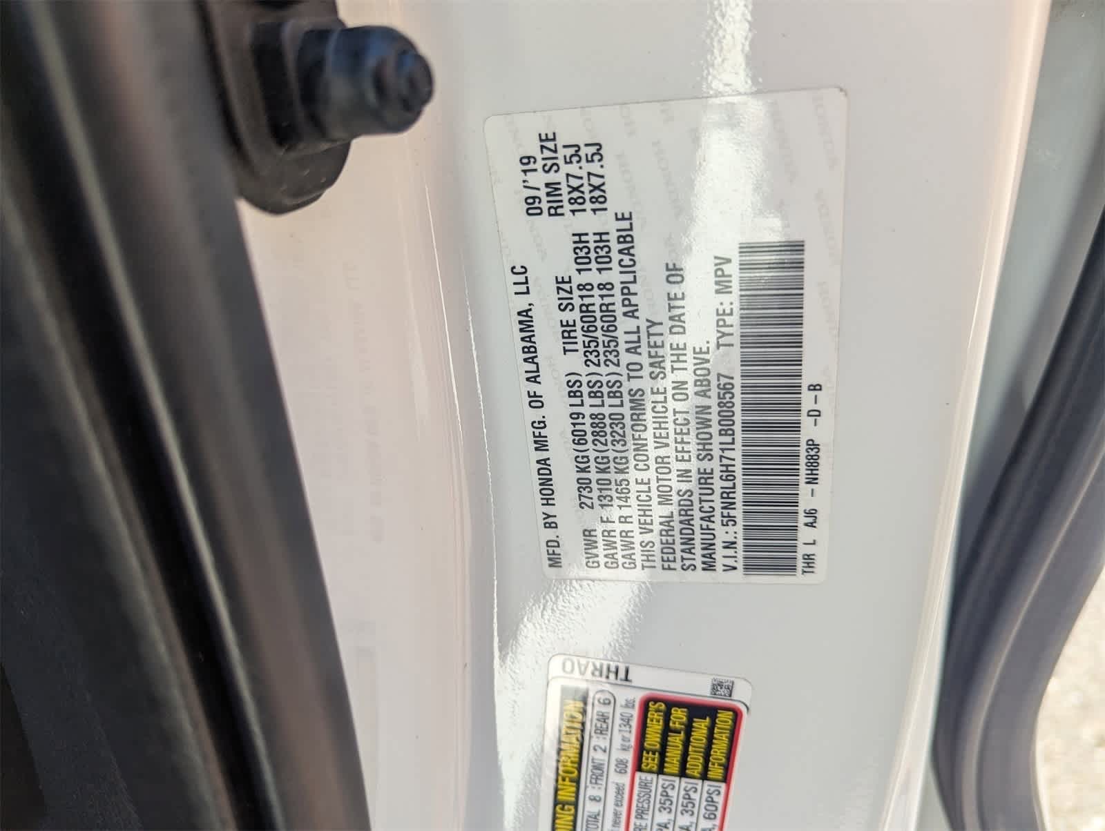 Thumbnail: 2020 Honda Odyssey - 34