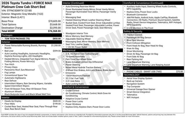 2026 Toyota Tundra Platinum - Photo 33