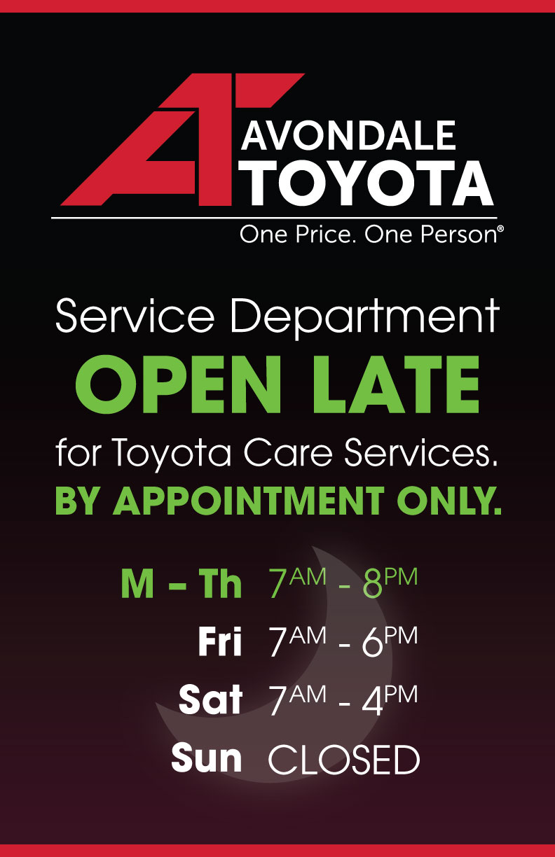 Toyota Service Center near Phoenix AZ | Avondale Toyota