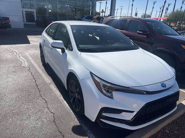 Certified 2024 Toyota Corolla SE with VIN JTDBCMFEXR3039880 for sale in Avondale, AZ
