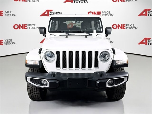 Used 2021 Jeep Wrangler Unlimited Sahara with VIN 1C4HJXEM6MW584752 for sale in Avondale, AZ