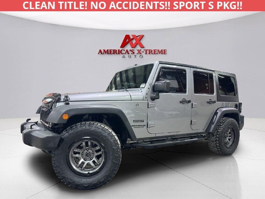 Used 2017 Jeep Wrangler JK Unlimited Sport 4x4 SUV