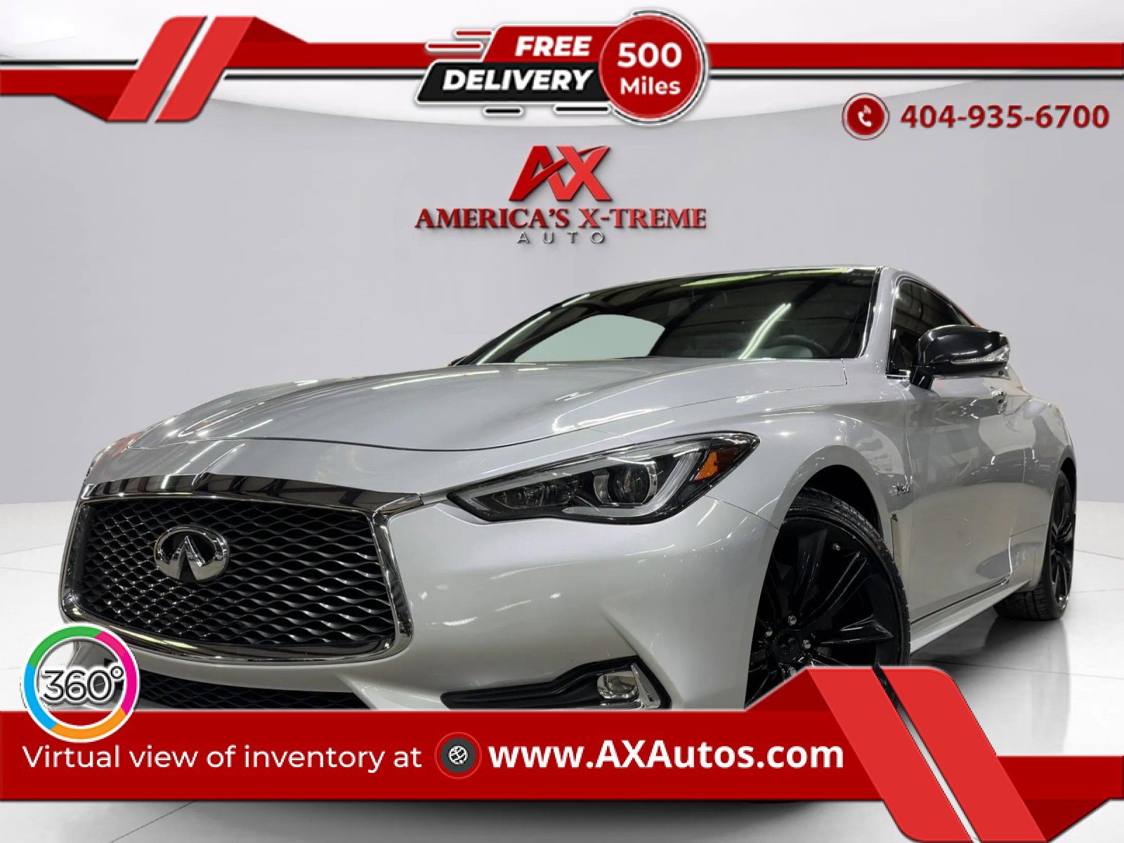 2018 INFINITI Q60 Coupe RED SPORT