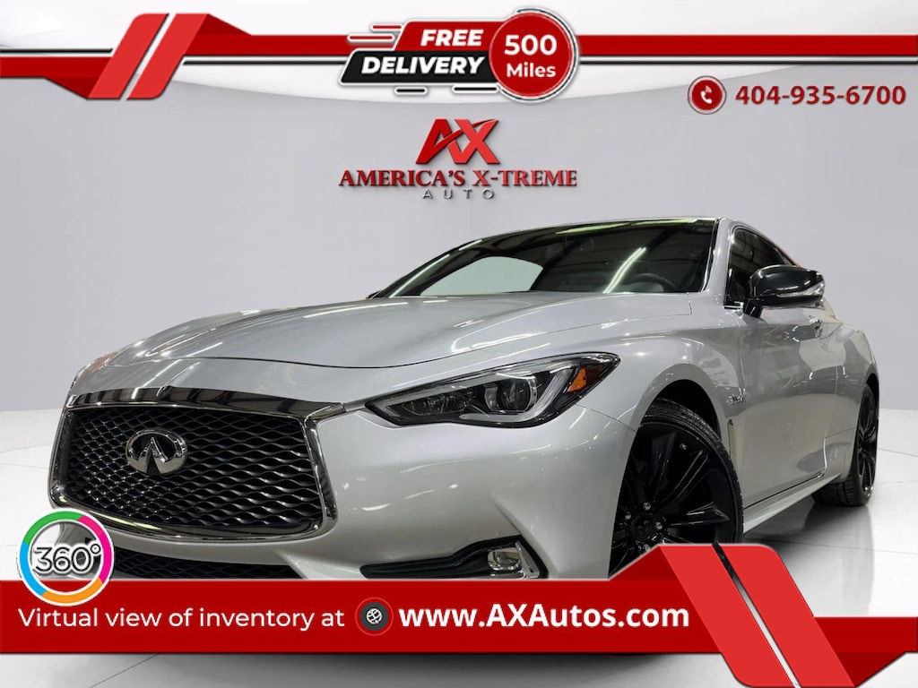 Used 2018 INFINITI Q60 3.0t Red Sport 400 Coupe