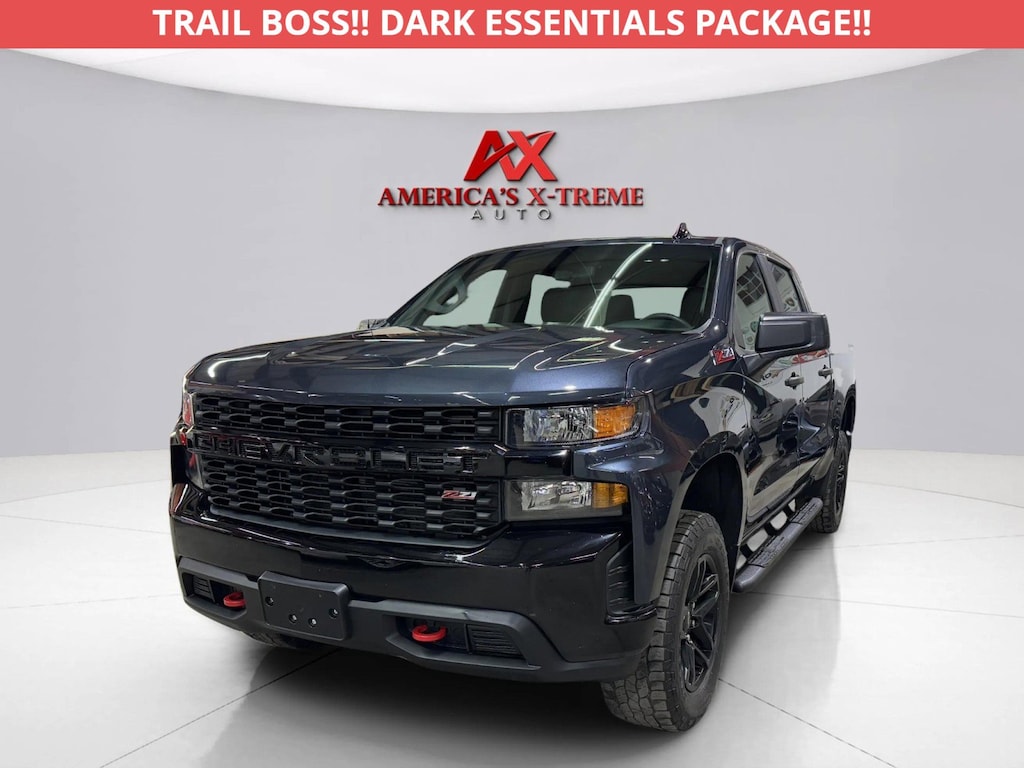 Used 2021 Chevrolet Silverado 1500 Custom Trail Boss Truck Crew Cab