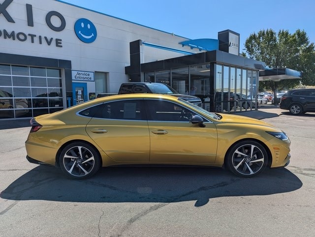 Used 2021 Hyundai Sonata SEL Plus with VIN 5NPEJ4J27MH079086 for sale in Sandy, UT