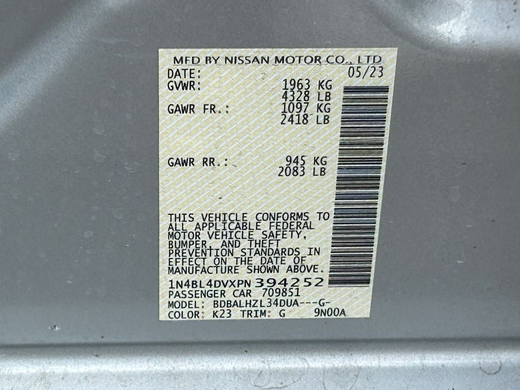 2023 Nissan Altima SV - Photo 35
