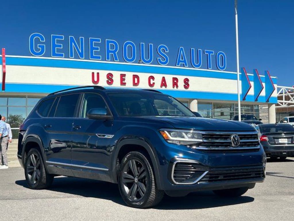 Used 2021 Volkswagen Atlas 3.6L V6 SE w/Technology R-Line 4MOTION SUV