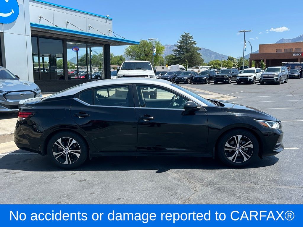 Used 2021 Nissan Sentra SV with VIN 3N1AB8CV2MY215110 for sale in Sandy, UT