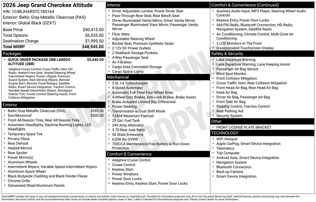 2026 Jeep Grand Cherokee Laredo - Photo 21