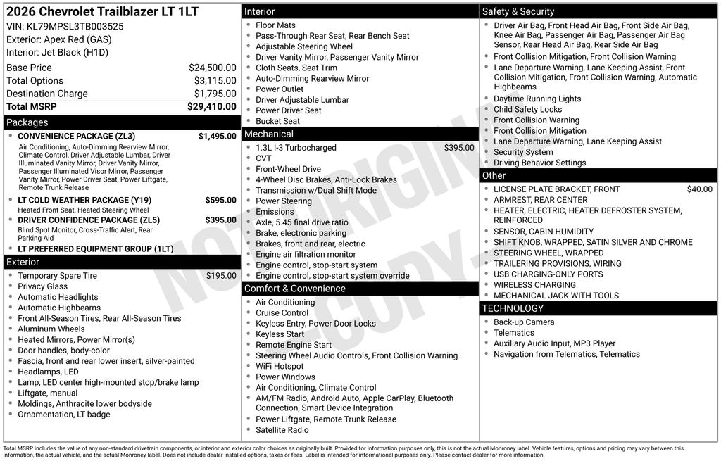 2026 Chevrolet Trailblazer LT - Photo 57