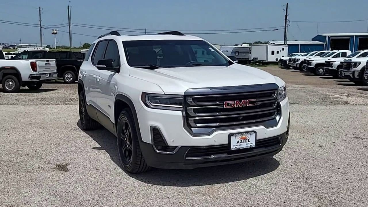 Used 2022 GMC Acadia AT4 with VIN 1GKKNLLS1NZ103198 for sale in Beeville, TX