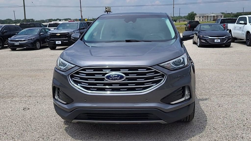 Used 2021 Ford Edge Titanium with VIN 2FMPK3K92MBA53689 for sale in Uvalde, TX