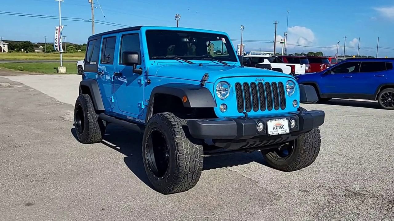 Used 2017 Jeep Wrangler Unlimited Sport S with VIN 1C4BJWDG3HL755248 for sale in Beeville, TX