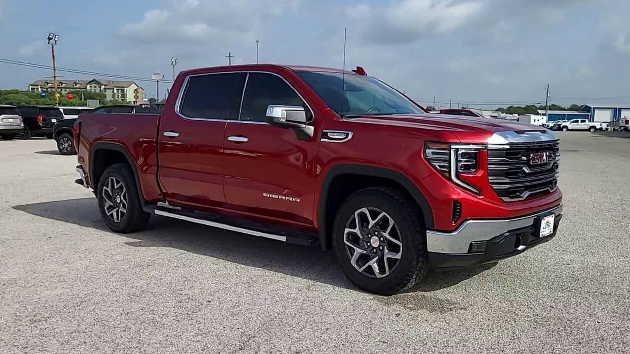 Used 2023 GMC Sierra 1500 SLT with VIN 1GTPHDED9PZ171443 for sale in Beeville, TX