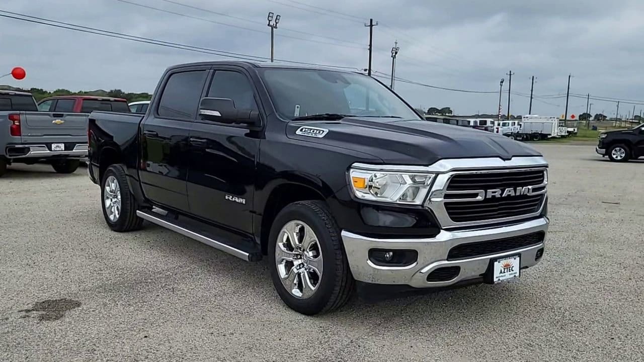 Used 2021 RAM Ram 1500 Pickup Big Horn/Lone Star with VIN 1C6RREFTXMN709241 for sale in Beeville, TX