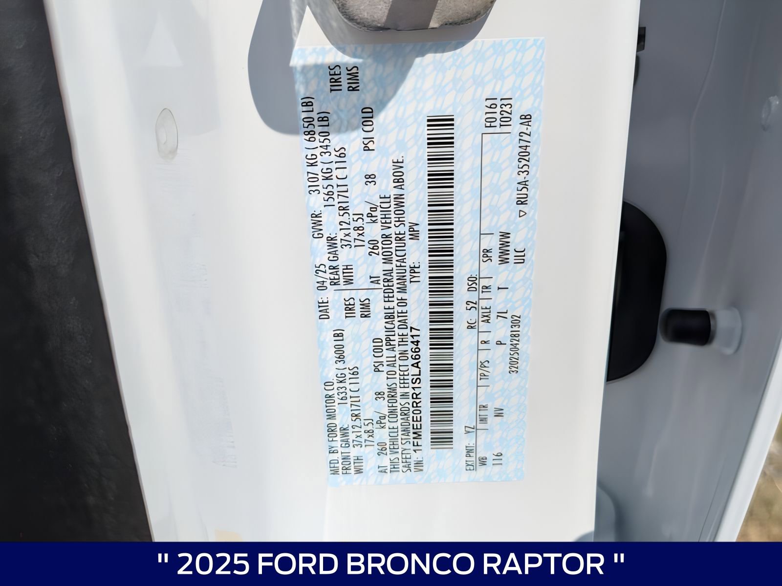 2025 Ford Bronco 4-Door Raptor - Photo 34