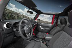 2011 Jeep Wrangler grey interior