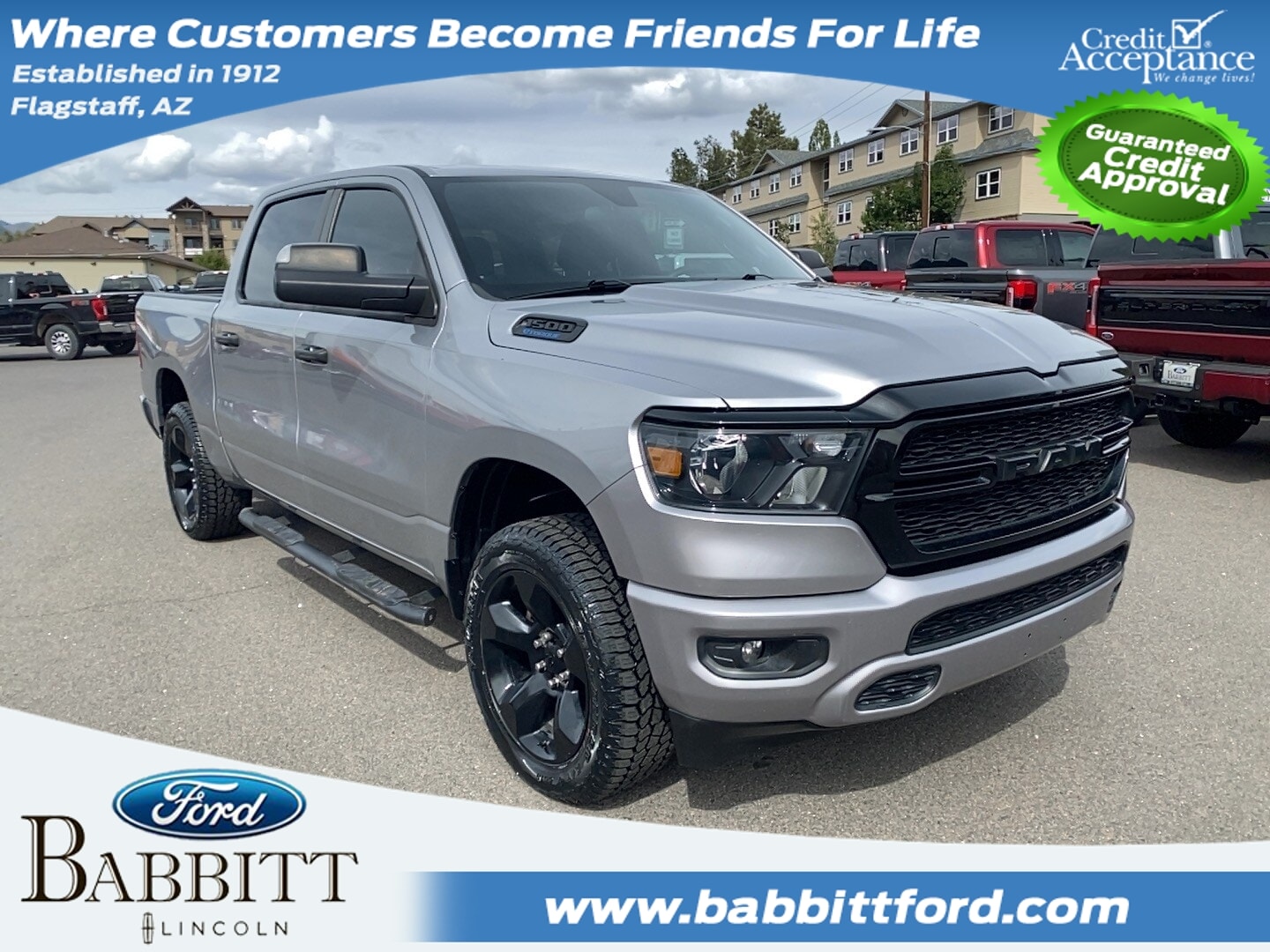 Billet Silver Metallic Clearcoat 2024 RAM 1500 Pickup Truck Four-Wheel Drive 8-Speed Automatic