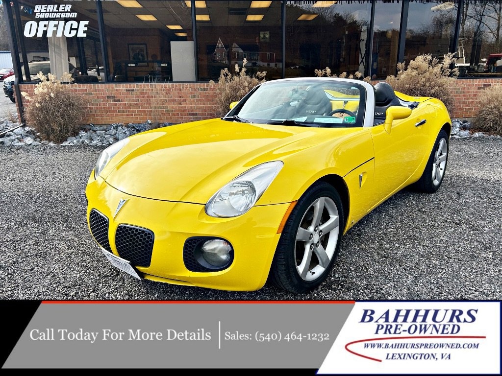 Used 2008 Pontiac Solstice GXP Convertible