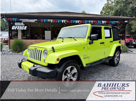2016 Jeep Wrangler Unlimited Sahara 4WD  Sahara
