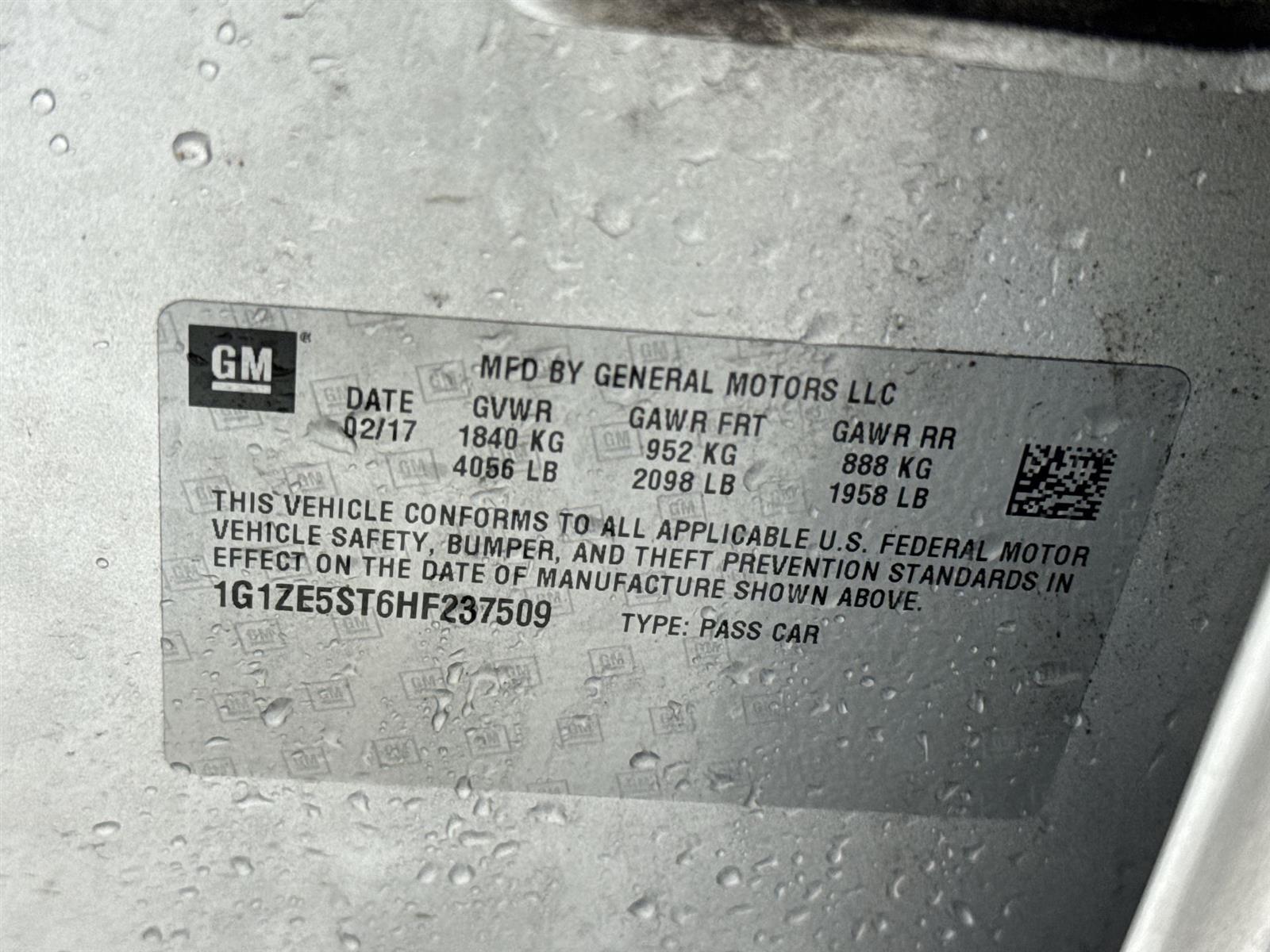 Thumbnail: 2017 Chevrolet Malibu - 31