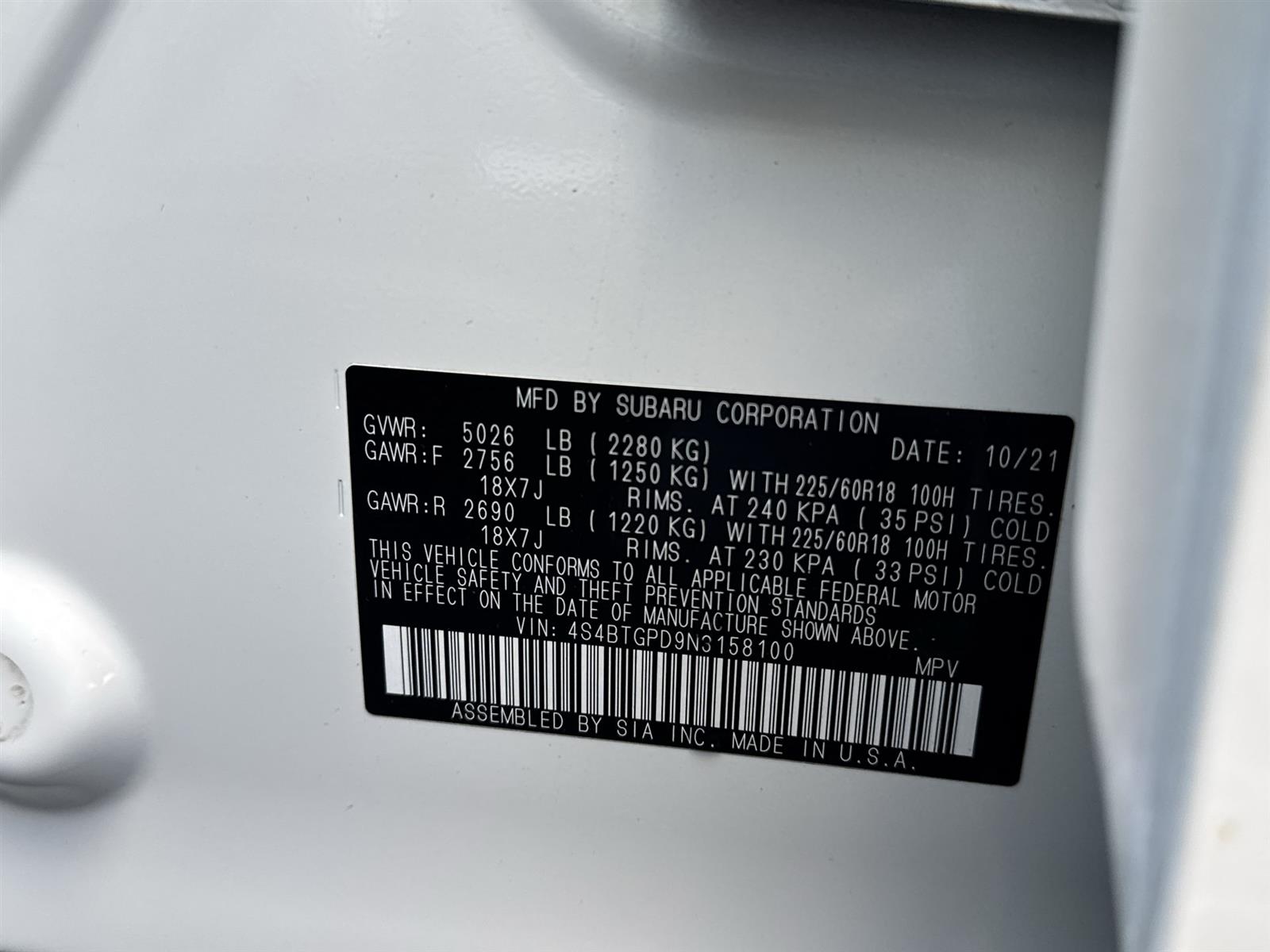 Thumbnail: 2022 Subaru Outback - 34