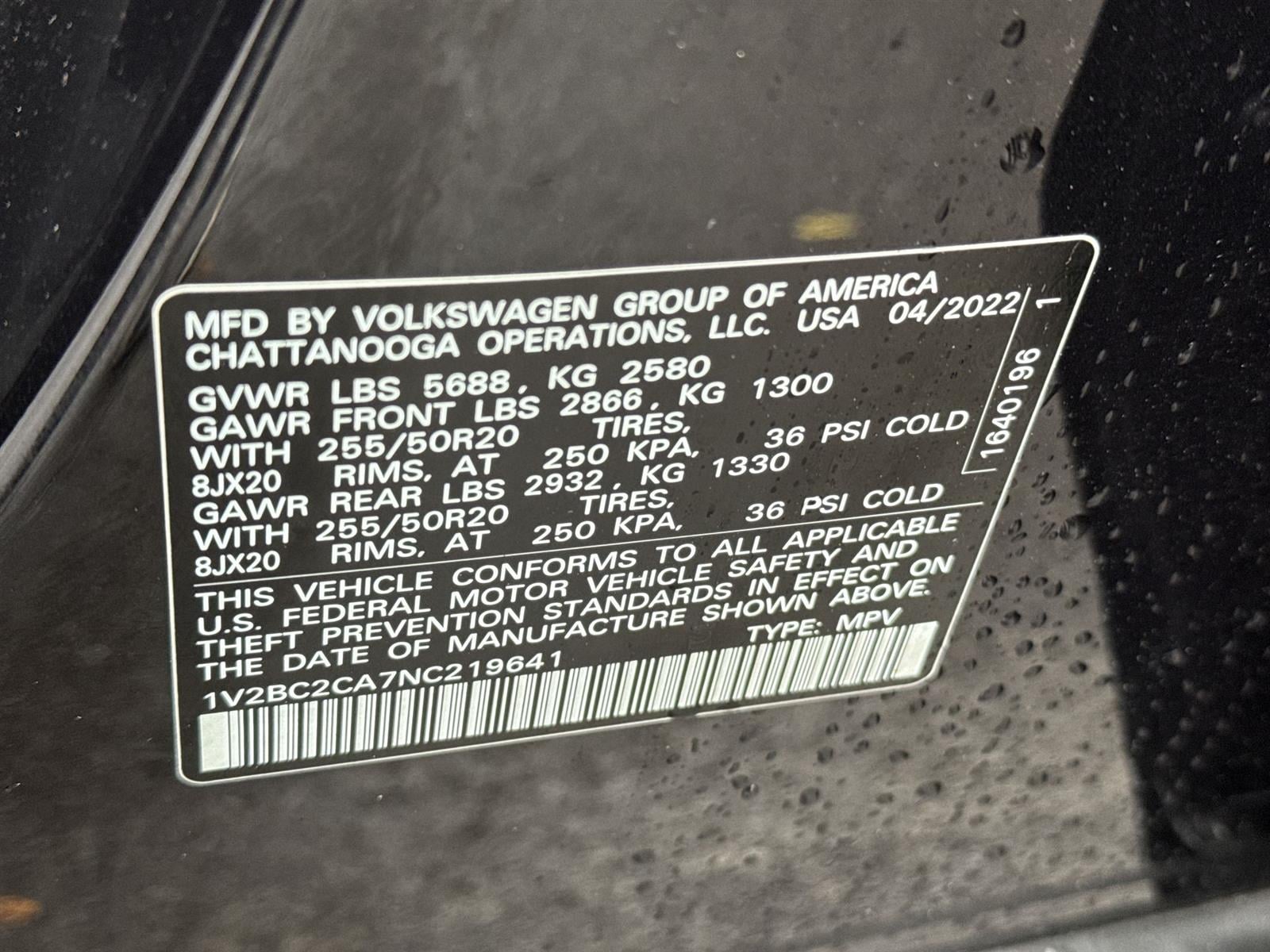 Thumbnail: 2022 Volkswagen Atlas - 32