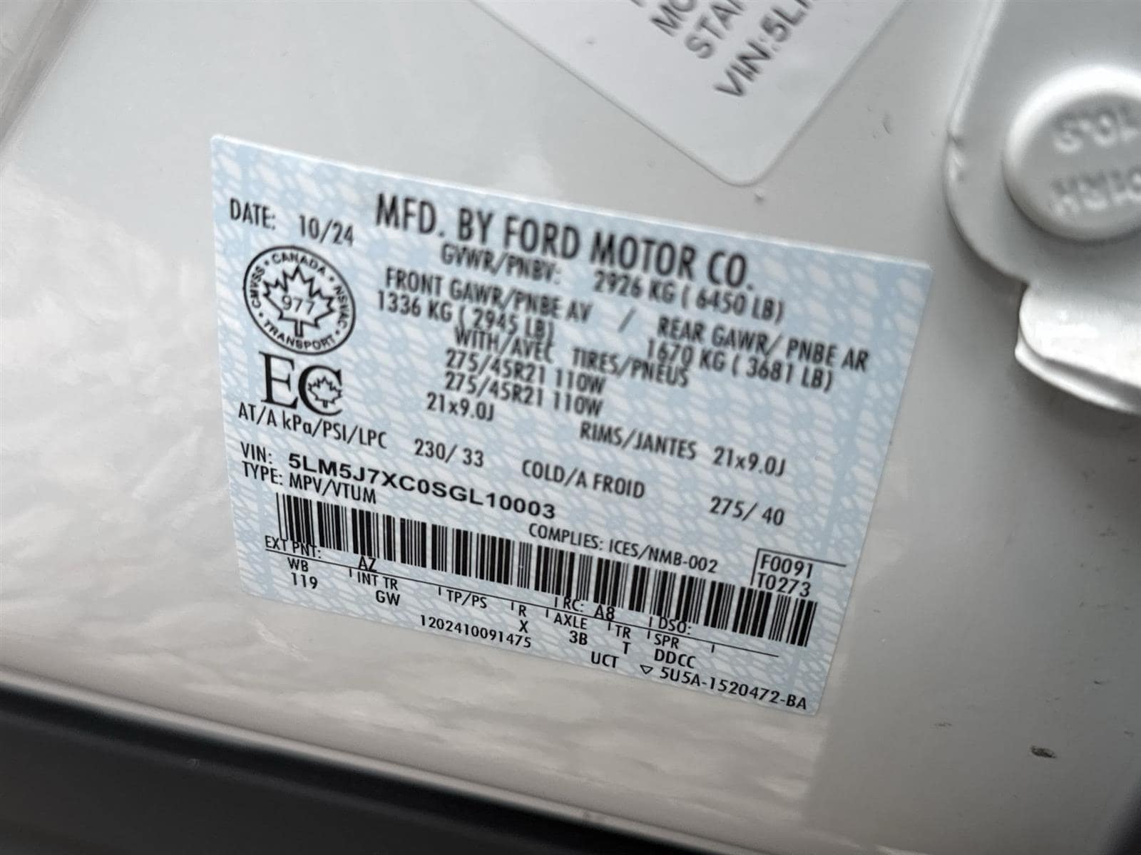 Thumbnail: 2025 Lincoln Aviator - 33