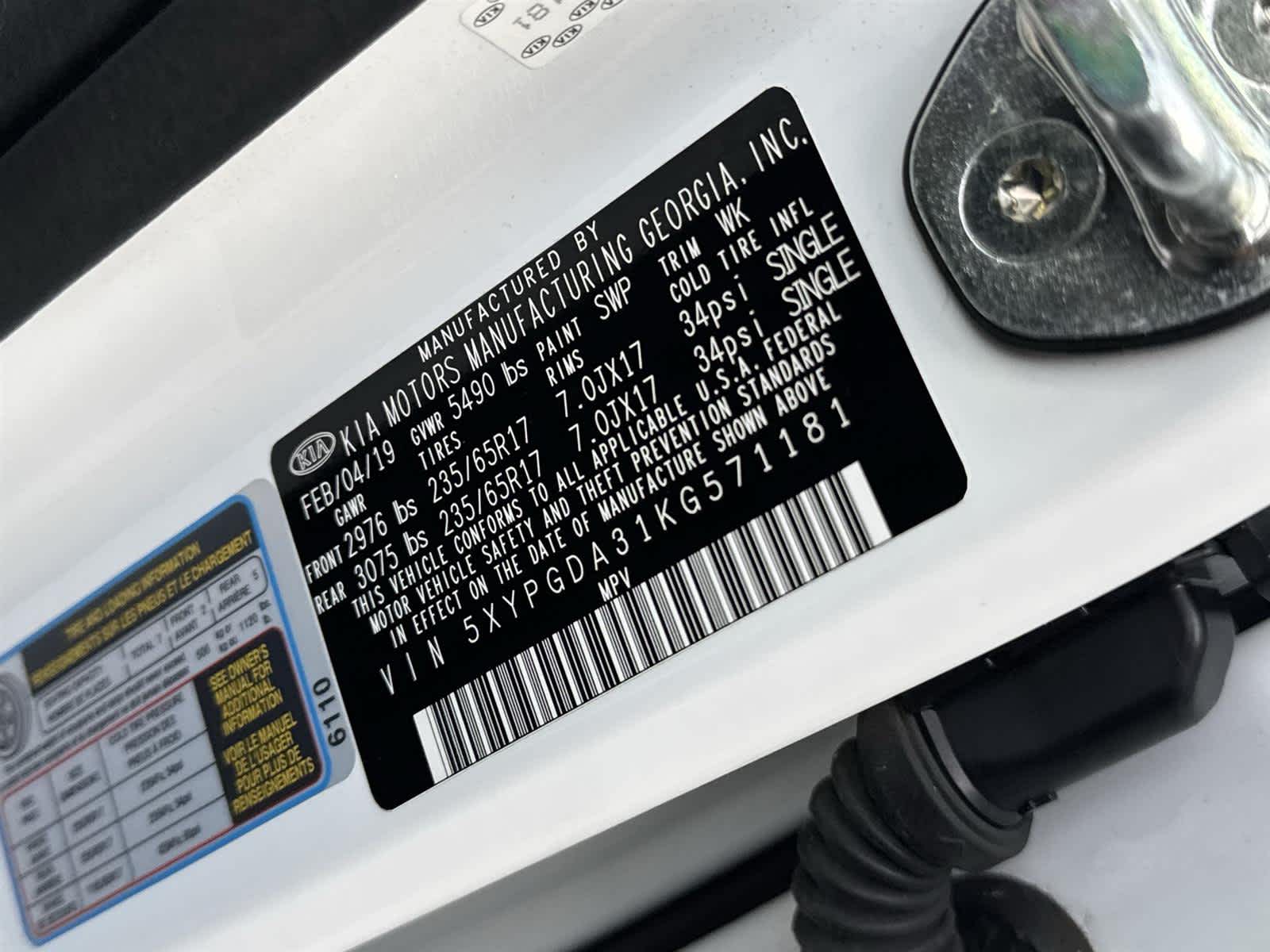 Thumbnail: 2019 Kia Sorento - 29