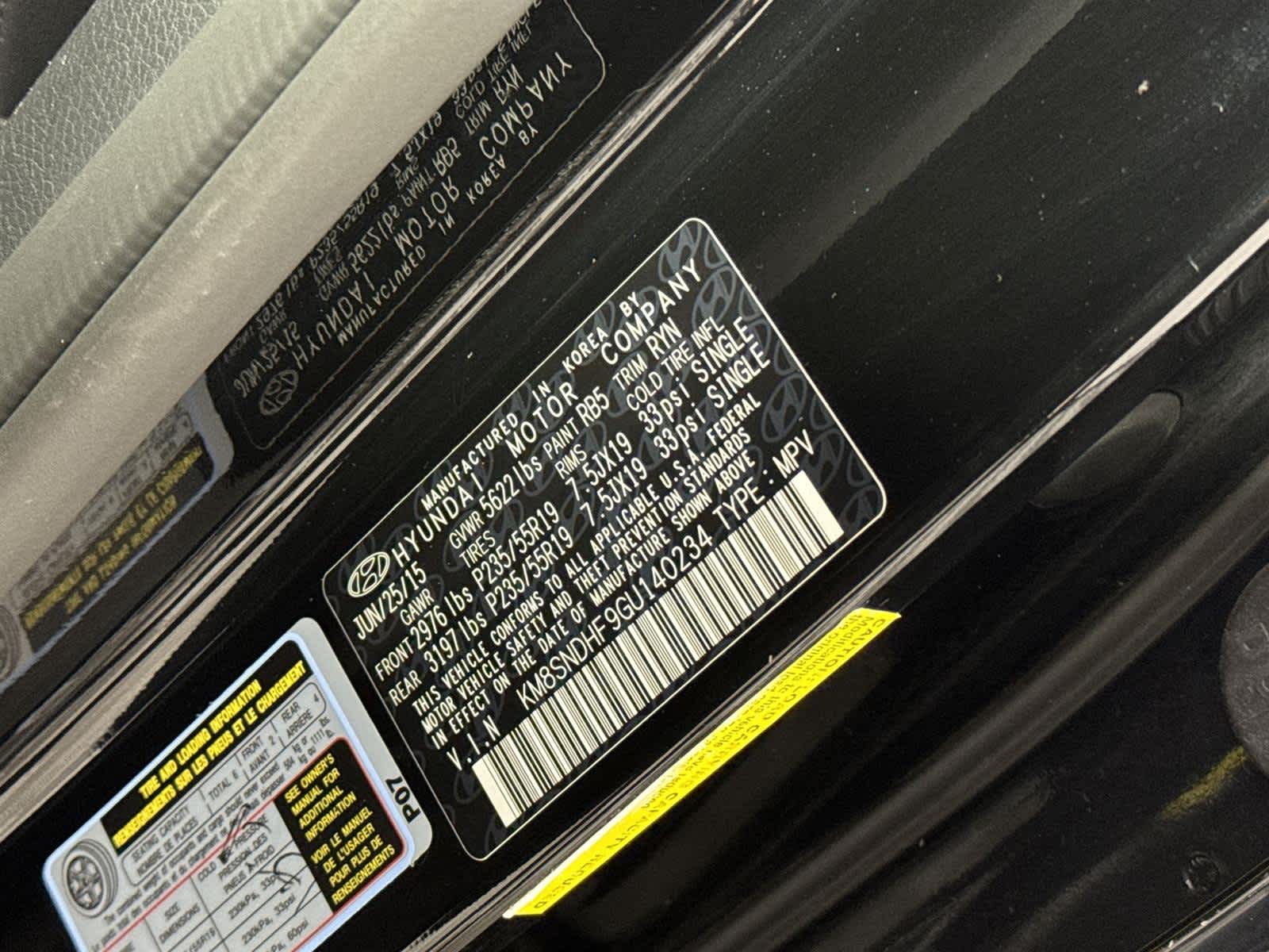 Thumbnail: 2016 Hyundai Santa Fe - 31