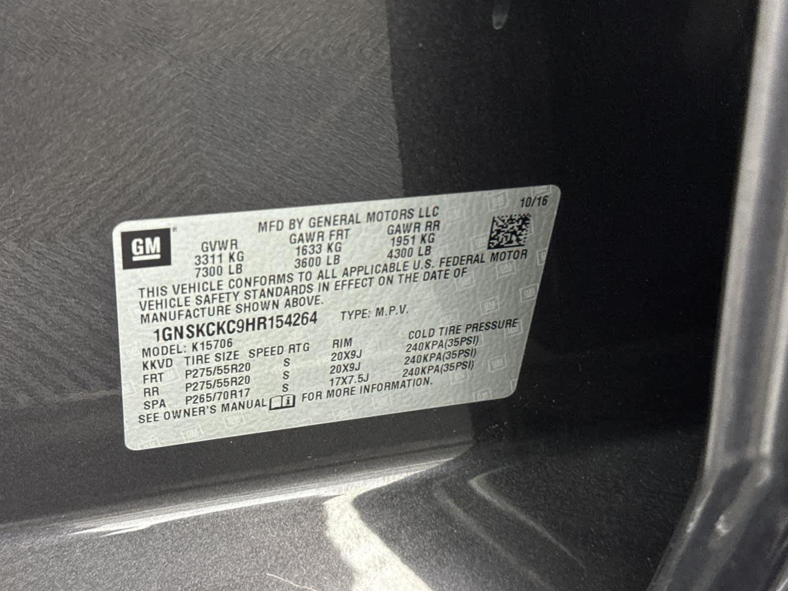 Thumbnail: 2017 Chevrolet Tahoe - 33