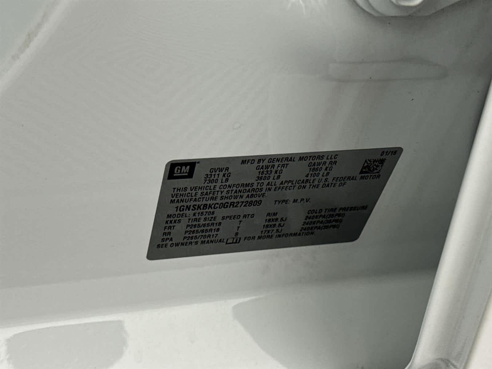 Thumbnail: 2016 Chevrolet Tahoe - 30