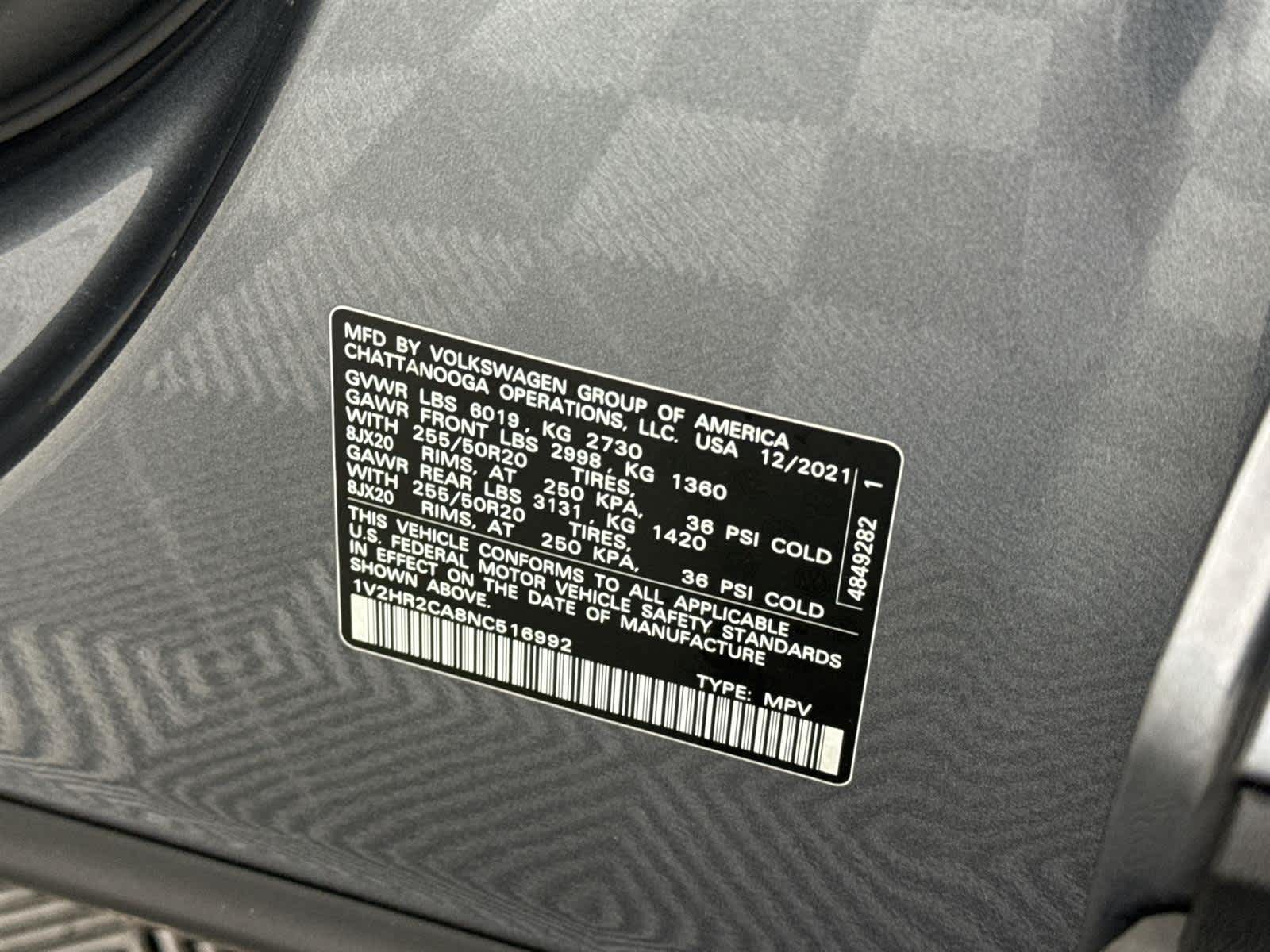 Thumbnail: 2022 Volkswagen Atlas - 31